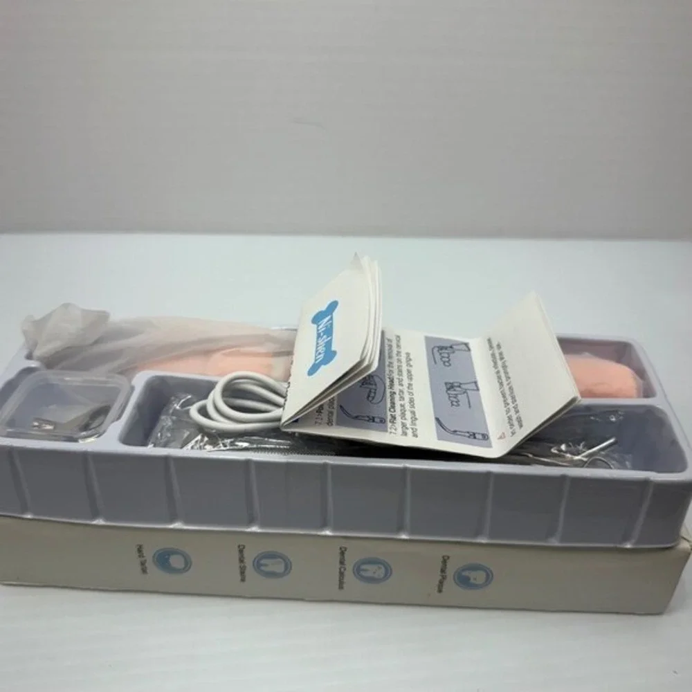 Ni-SHEN Pet Ultrasonic Tartar‎ Remover – 7-in-1 Tooth Cleaning Kit